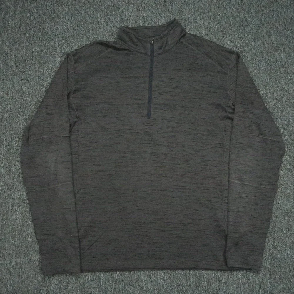 Kuhl Pullover Mens XXL Gray Quarter Zip‎ Alloy Performance Lightweight Hiking
